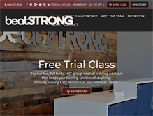 Tablet Screenshot of beatstrong.com